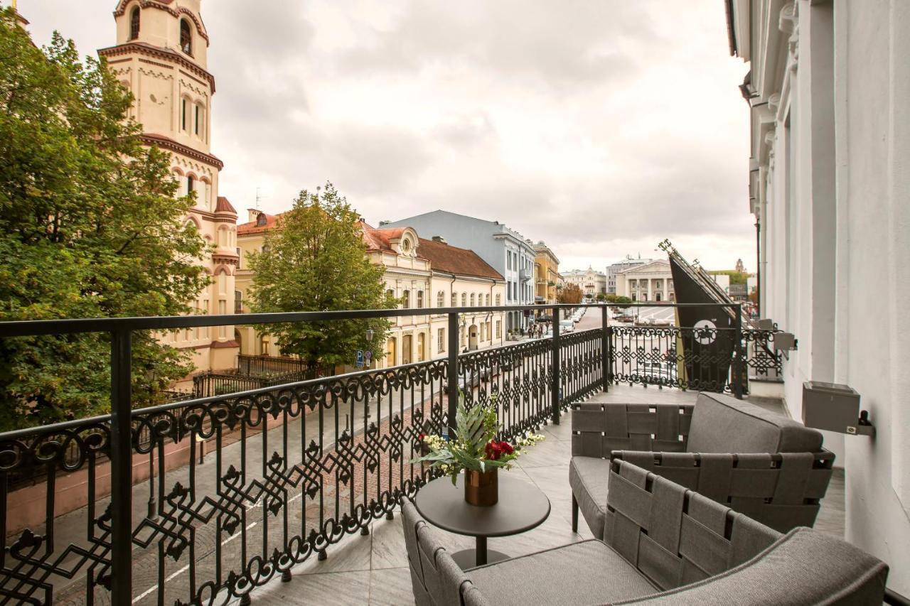 Hotel Pacai, Vilnius, A Member Of Design Hotels المظهر الخارجي الصورة A balcony in Vilnius, Lithuania